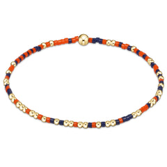 Gameday Hope Unwritten Bracelet - Bright Orange-Navy