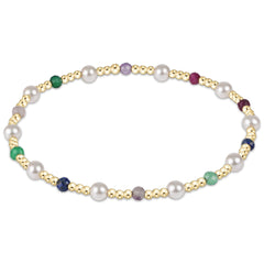 Pearl Sincerity Pattern 4mm Bead Bracelet - Hot Mess FW25