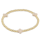 egirl signature cross bracelet gold