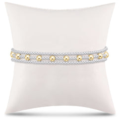 simply classic sincerity stack - mixed metal - stack of 3