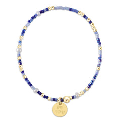egirl Hope Unwritten Bracelet - Is A Smurf's Butt Blue? - be you. Small Gold Disc