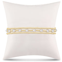 simply classic sincerity stack - pearl - stack of 3