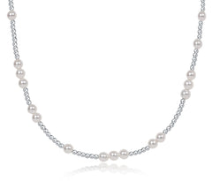 15" Choker Hope Unwritten Sterling - Pearl