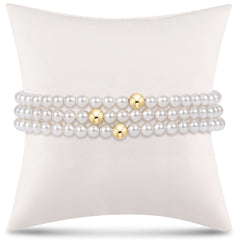 classic pearl stack - 4mm