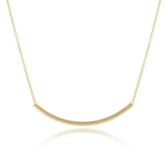 egirl 14" Necklace Gold - Bliss Bar Small Gold