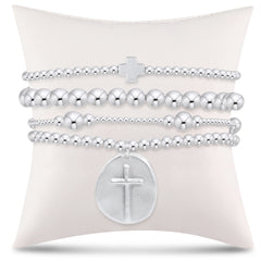 e's luxe go-to gift stack - sterling