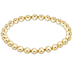 Gameday Hope Grateful 5mm Bead Bracelet - Golden Yellow