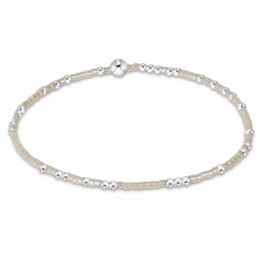 Hope Unwritten Sterling Bracelet - Milkshake