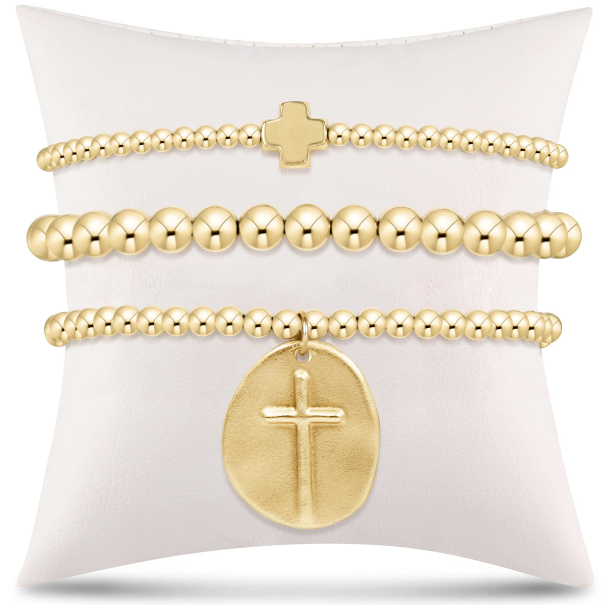 enewton Extends - e's luxe go-to gift stack - gold