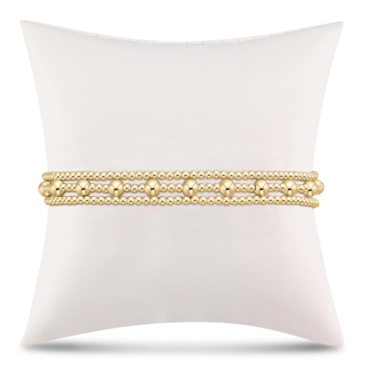 enewton Extends - simply classic sincerity stack - gold - stack of 3