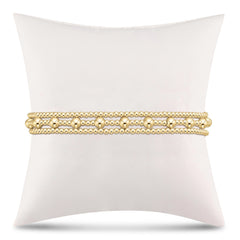 enewton Extends - simply classic sincerity stack - gold - stack of 3