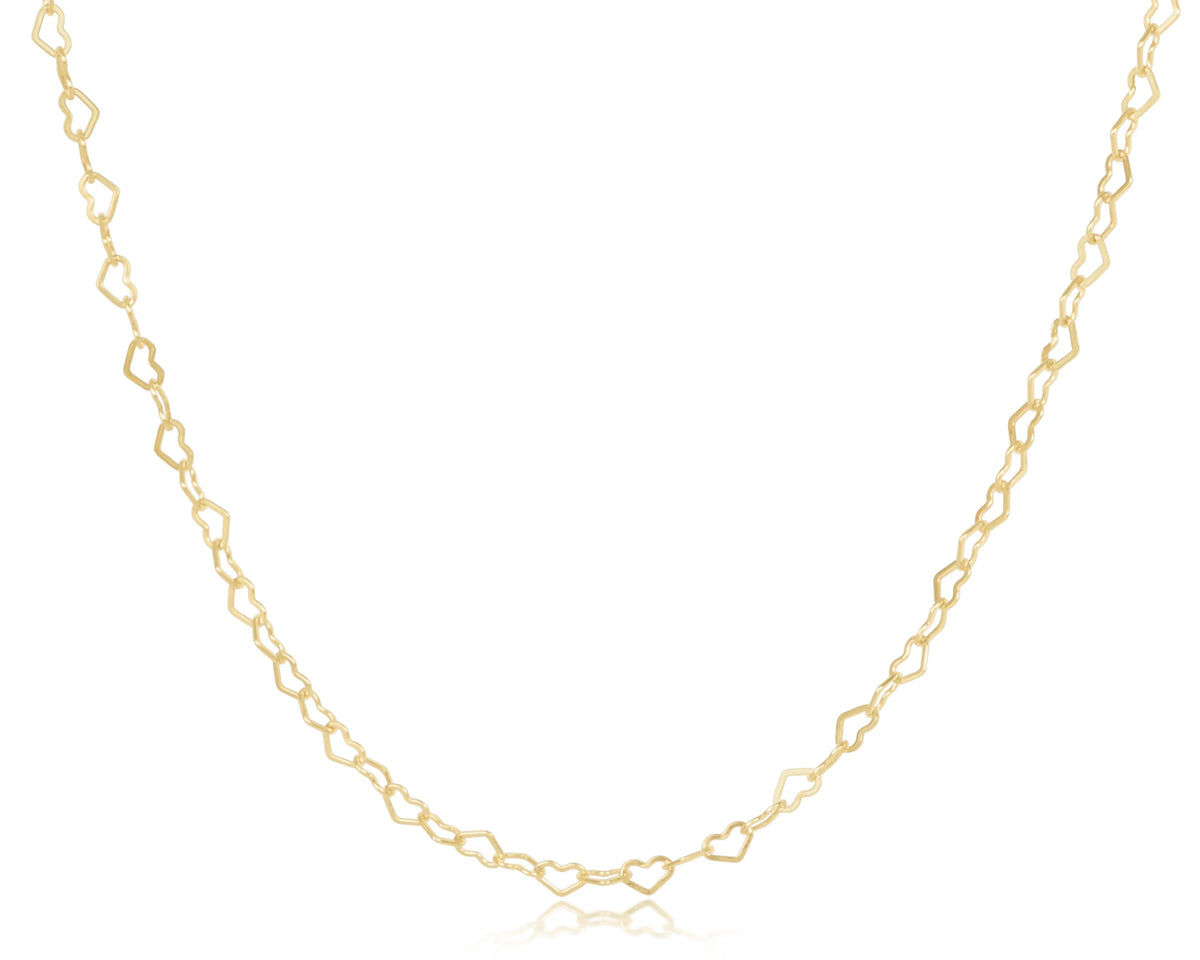 Choker Love Chain - Gold