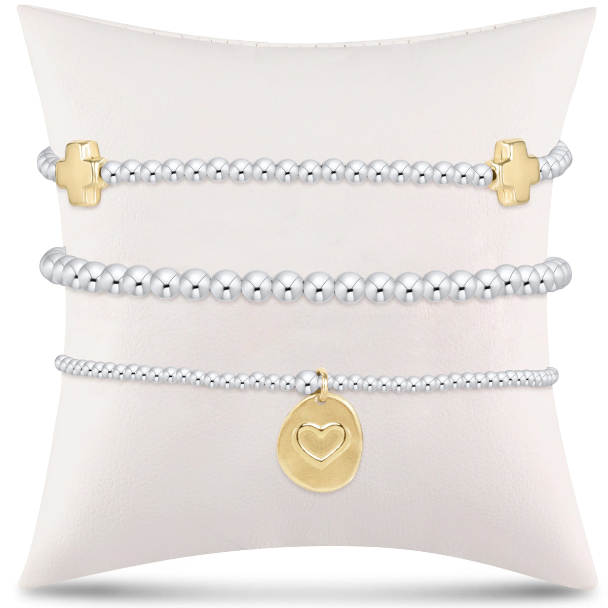 enewton Extends - e's go-to gift stack - mixed metal small inspire love