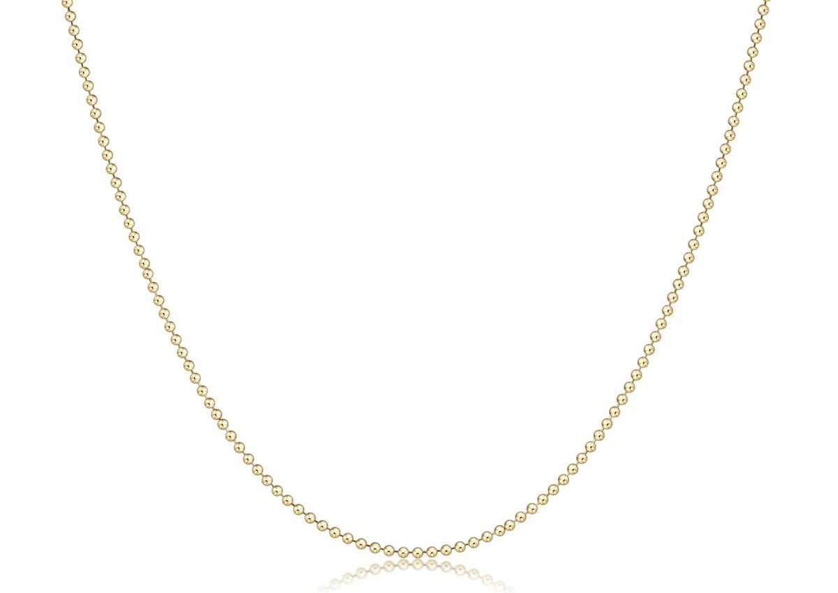 Choker Classic Beaded Chain - Gold