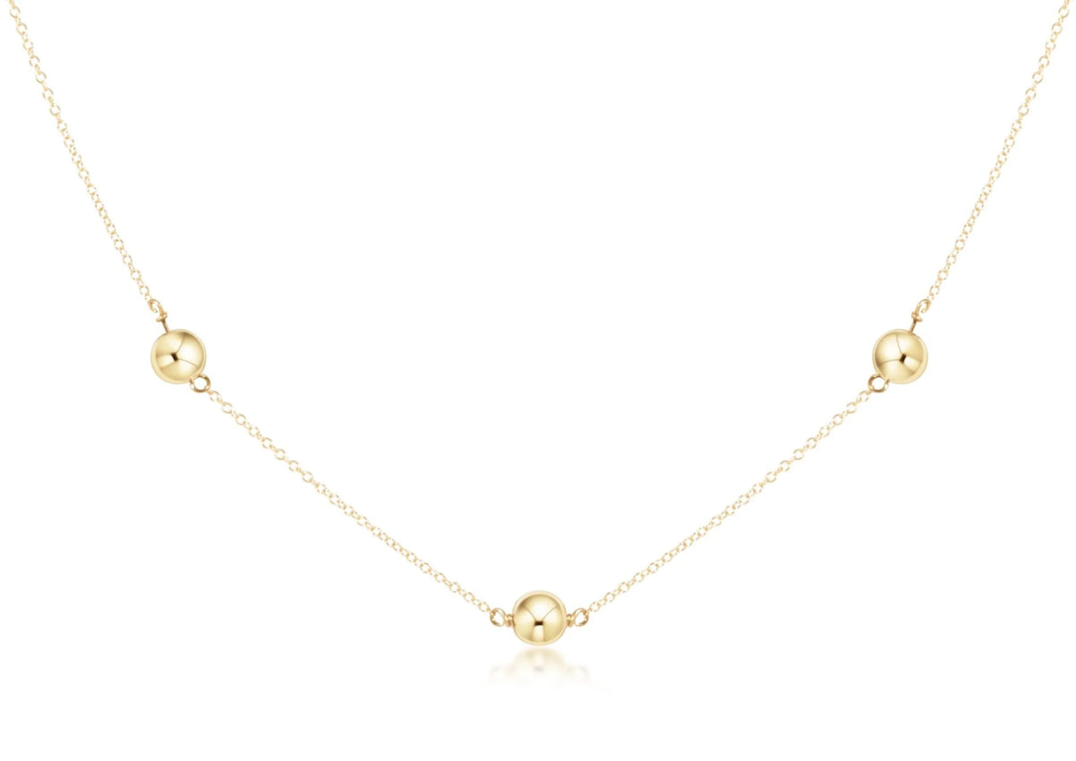 15" Choker Simplicity Chain Gold - Classic 6mm Gold