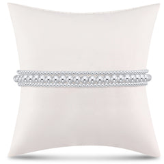 simply classic sterling stack - 4mm - stack of 3