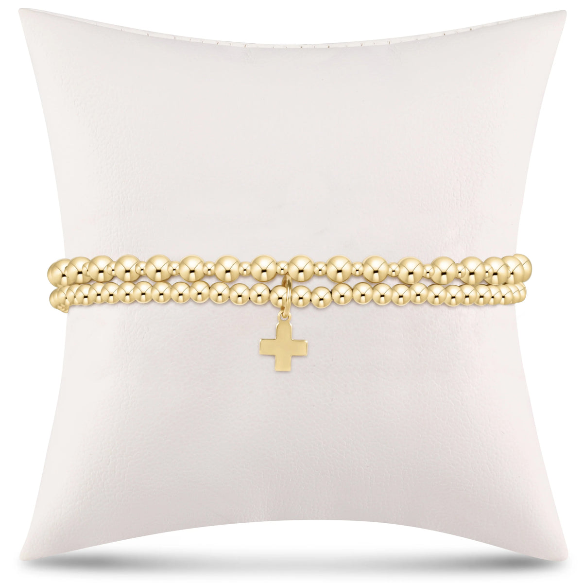 grateful for you gift stack - gold signature cross charm