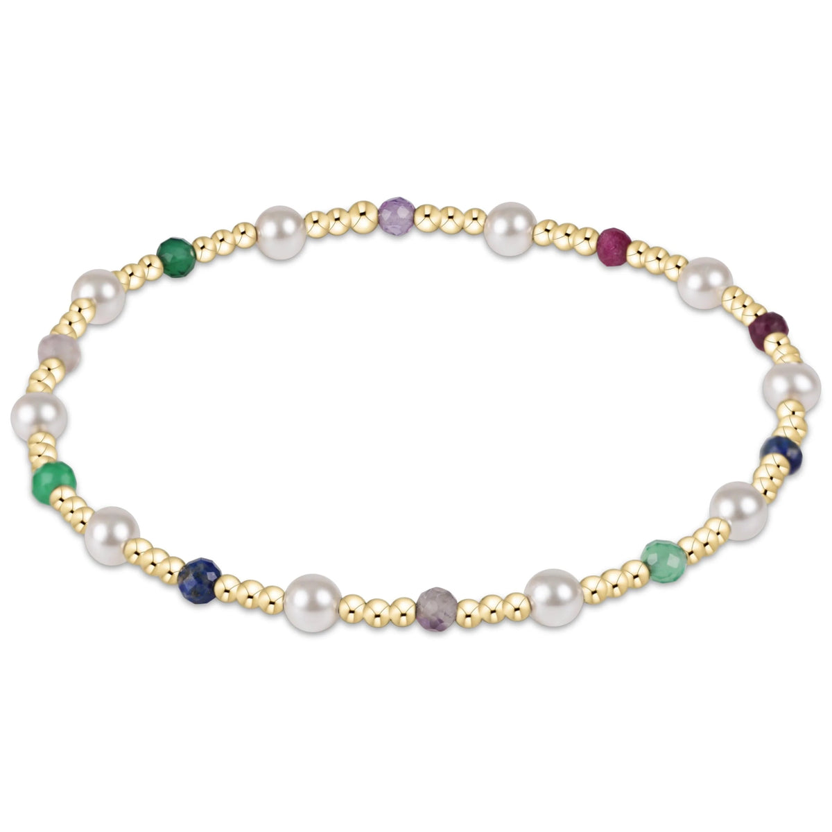 Pearl Sincerity Pattern 4mm Bead Bracelet - Hot Mess FW25