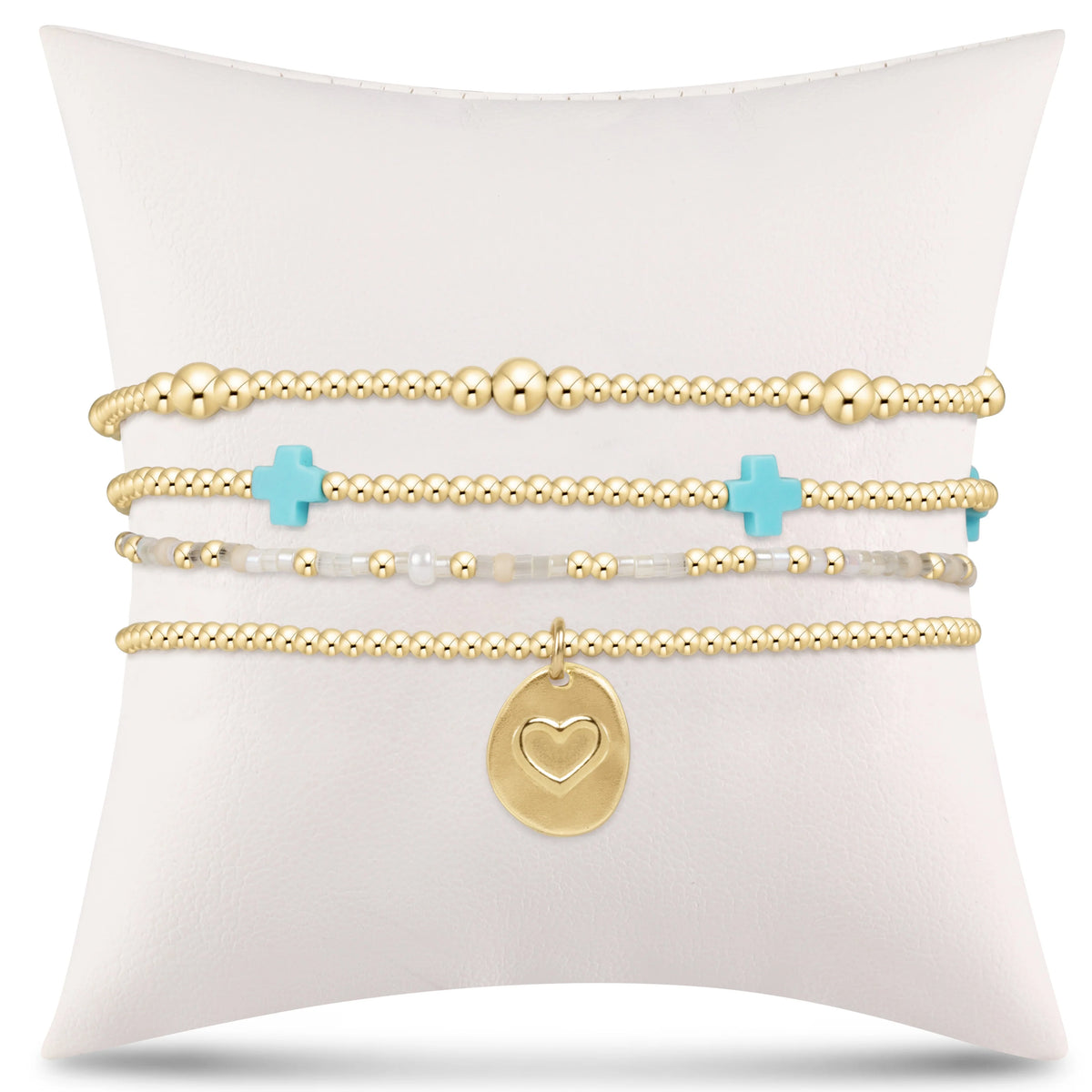 e's go-to gift stack - turquoise small inspire love