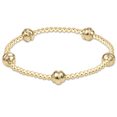 Admire Small Gold 2.5mm Bead Bracelet - Gold