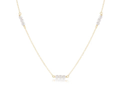 Choker Joy Simplicity Chain Gold - 3mm Pearl
