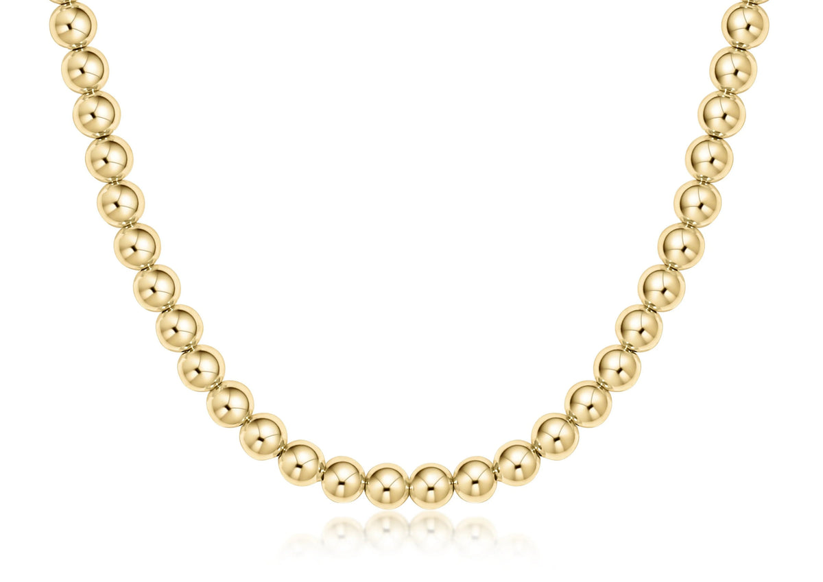 Choker Classic Gold 6mm Bead