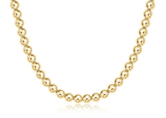 Choker Classic Gold 6mm Bead