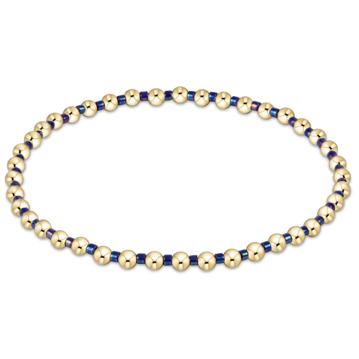 Hope Grateful Bracelet - Blue Metallic