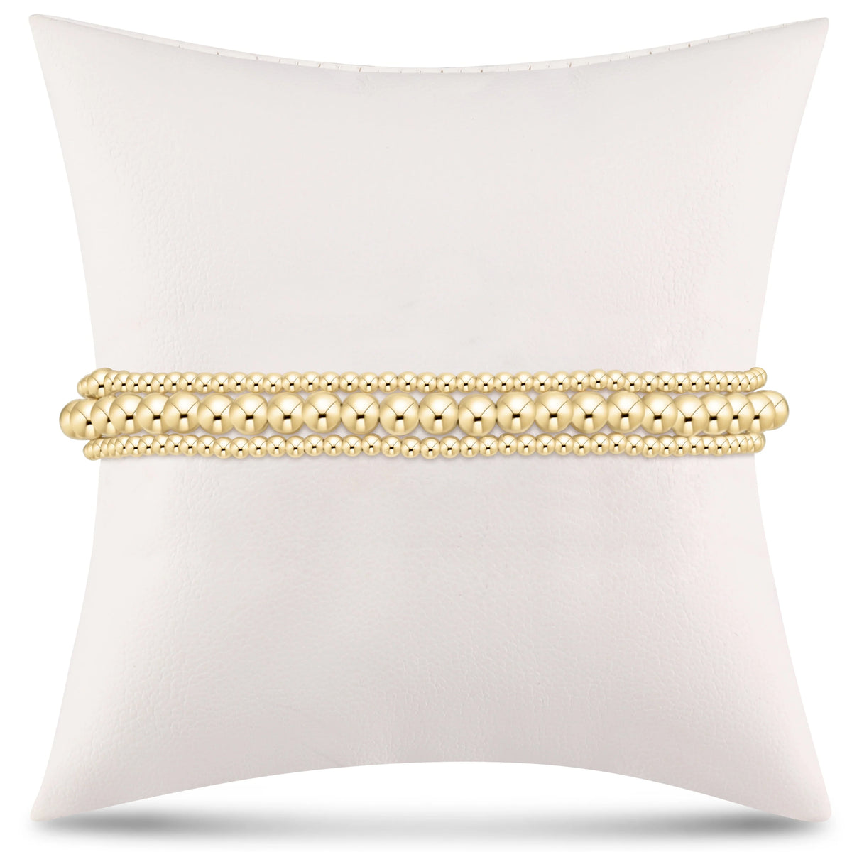 enewton Extends - simply classic gold stack - 4mm - stack of 3