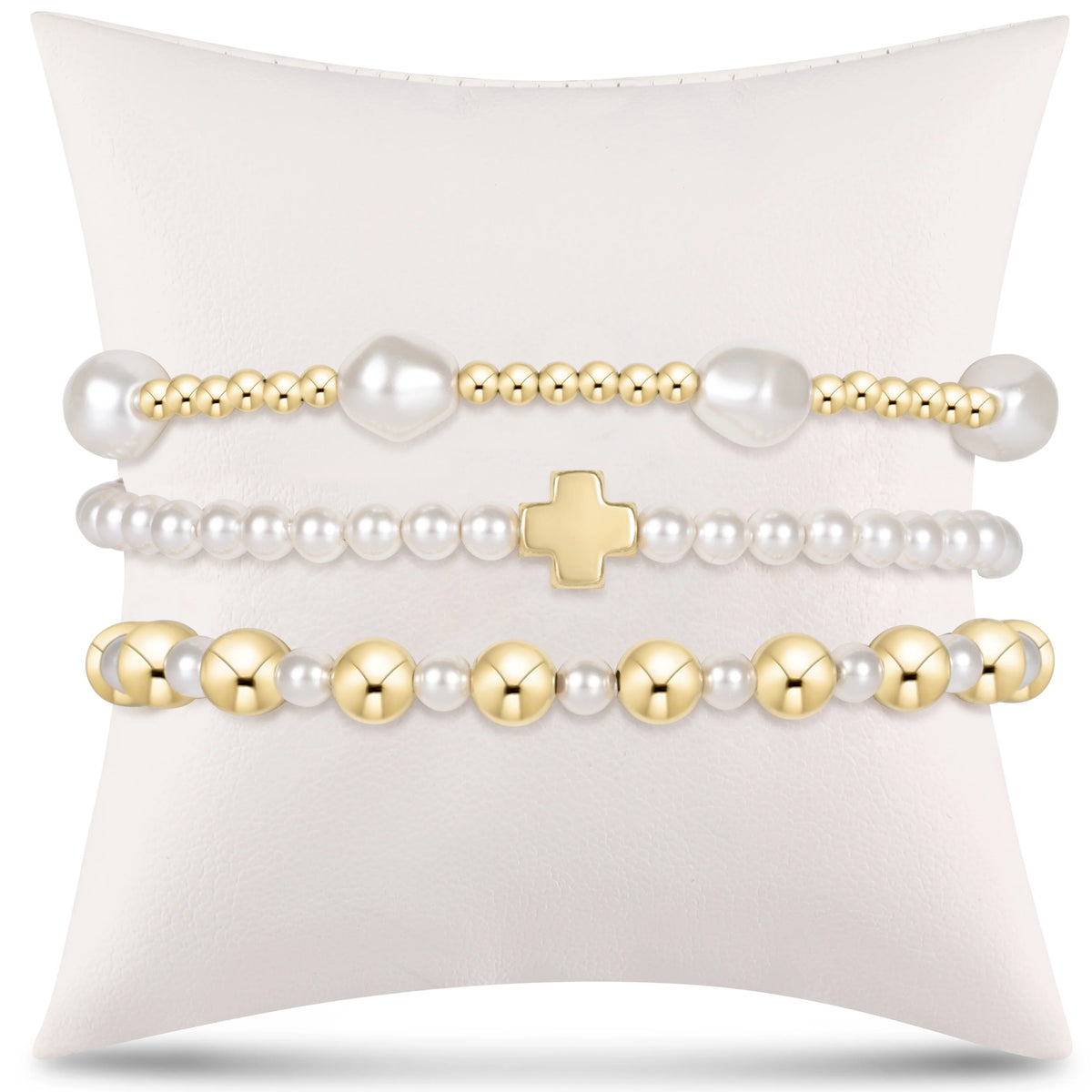 enewton Extends - not your grandma's pearls gift stack