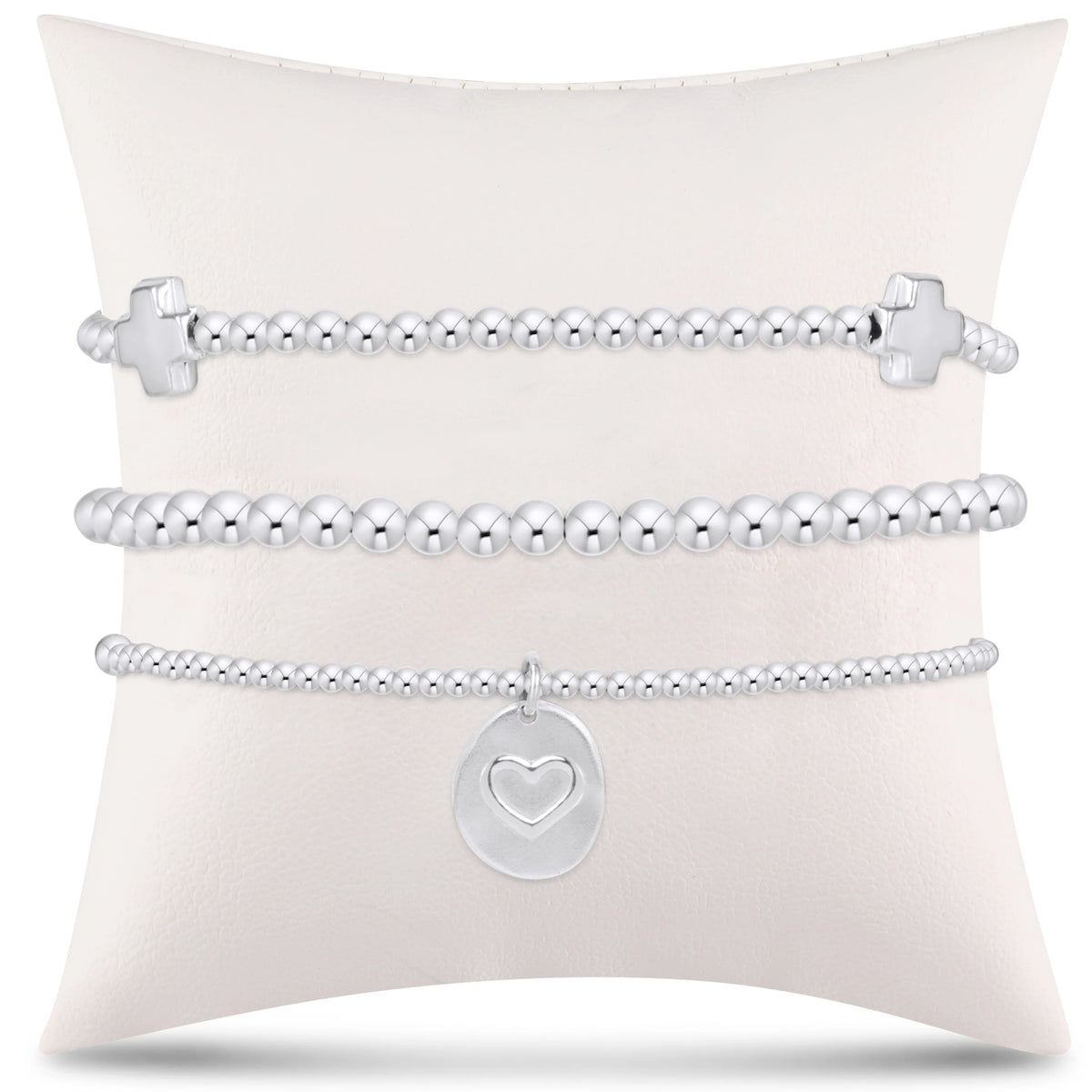 enewton Extends - e's go-to gift stack - sterling small inspire love