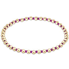 Hope Grateful Bracelet - Fuchsia