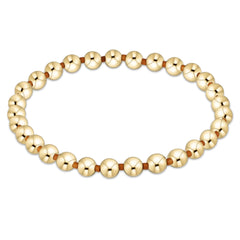 Gameday Hope Grateful 5mm Bead Bracelet - Burnt Orange