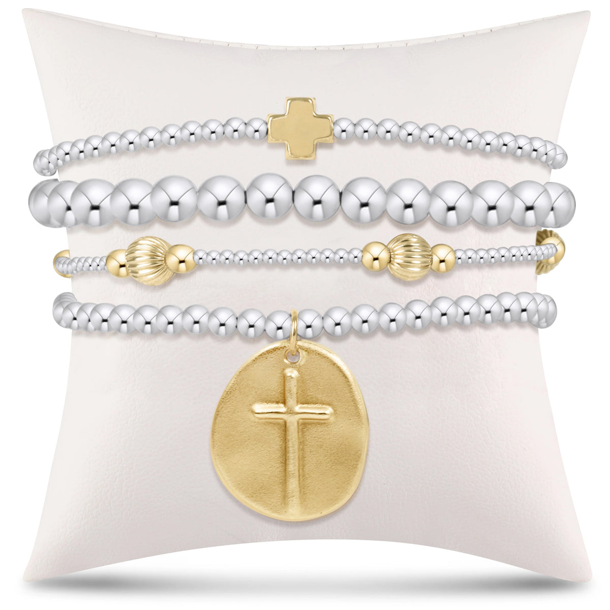 e's luxe go-to gift stack - mixed metal