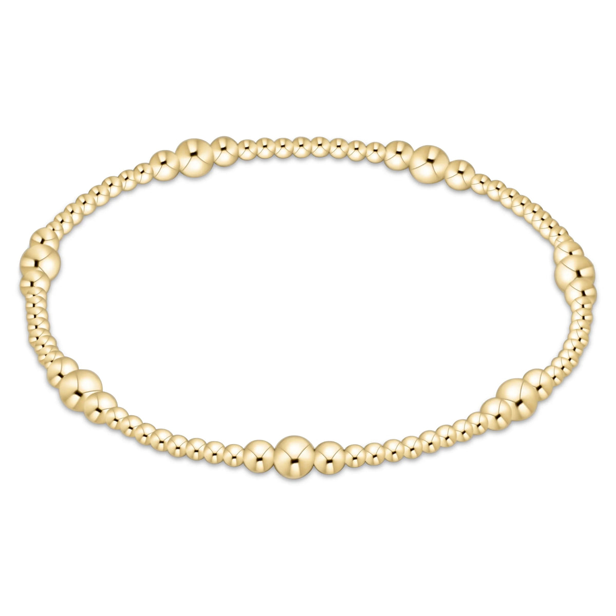 purpose gold 4mm bead bracelet