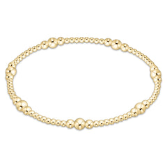 purpose gold 4mm bead bracelet
