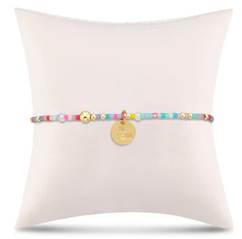 egirl Hope Unwritten Bracelet - Hot Mess - be you. Small Gold Disc