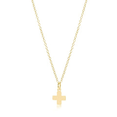 egirl 14" Necklace Gold - Signature Cross Gold Charm