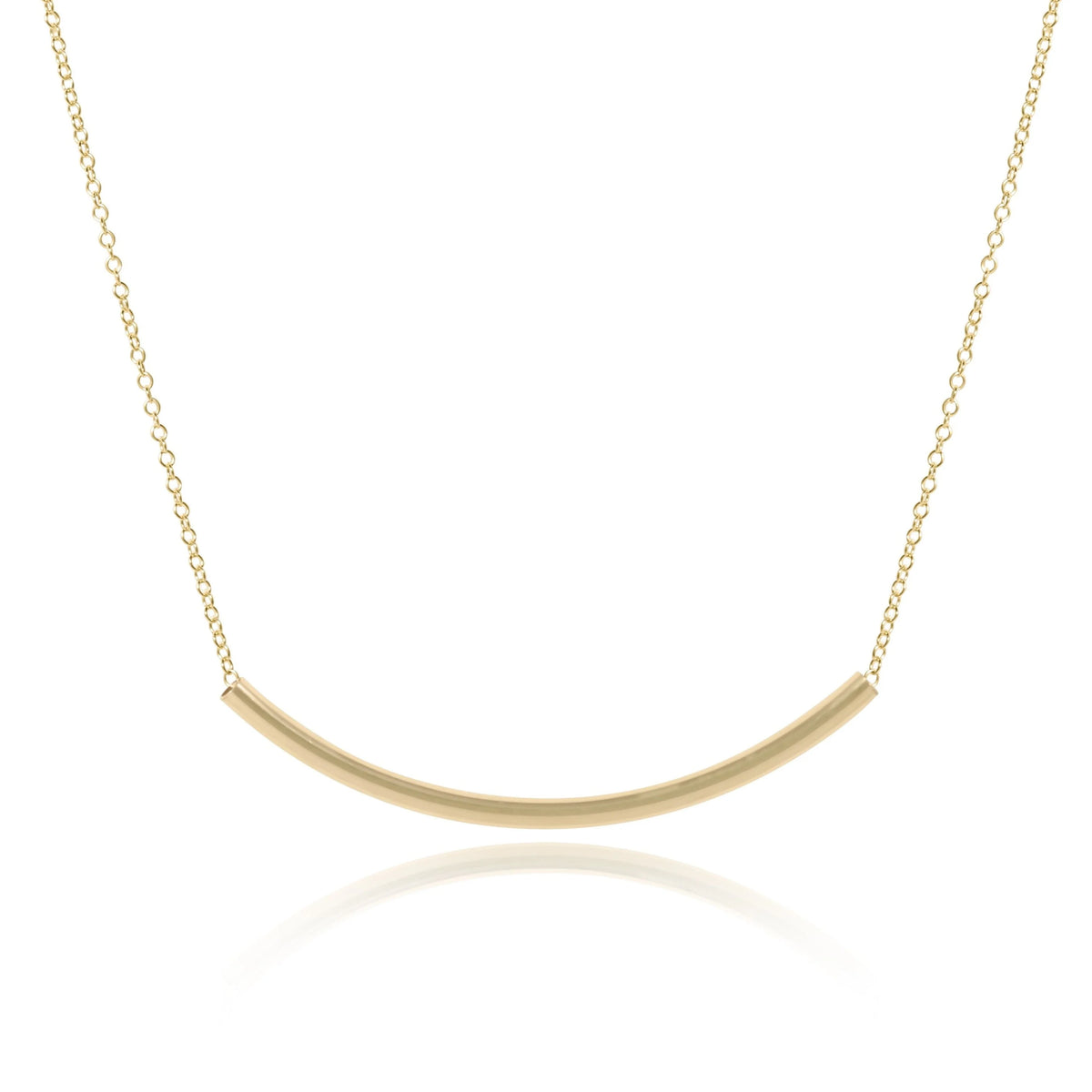 egirl 14" Necklace Gold - Bliss Bar Small Gold