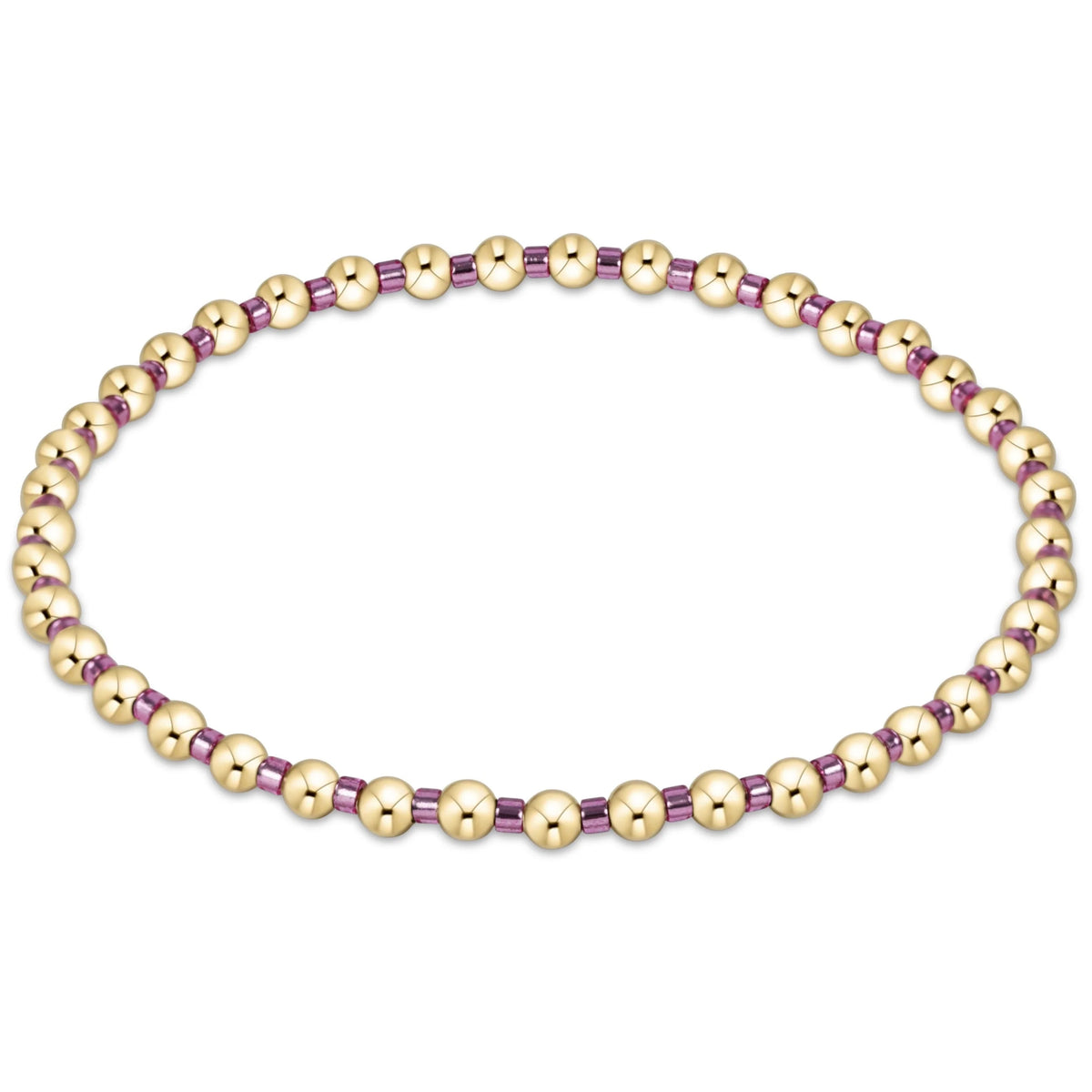 Hope Grateful Bracelet - Pink Metallic