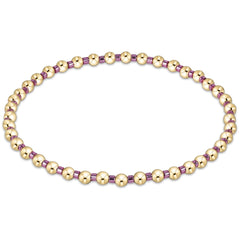 Hope Grateful Bracelet - Pink Metallic