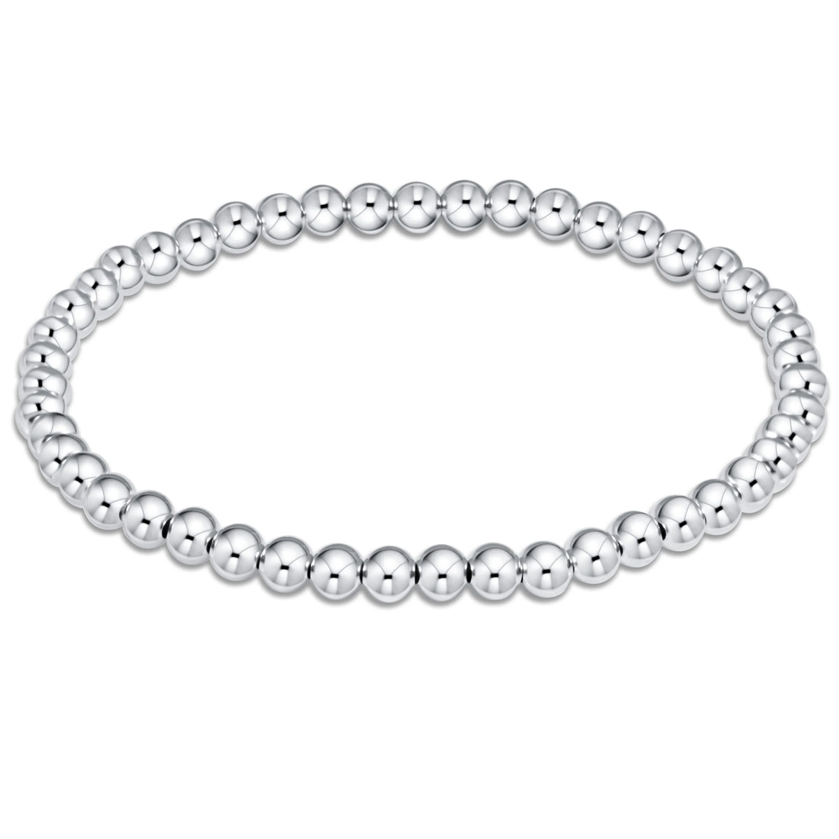 Classic Sterling 4mm Bead Bracelet