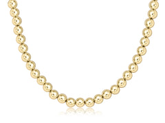 choker classic gold 8mm bead