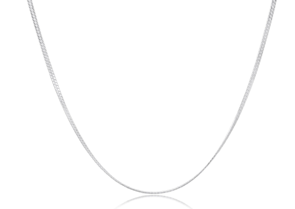 Choker Herringbone Chain - Sterling
