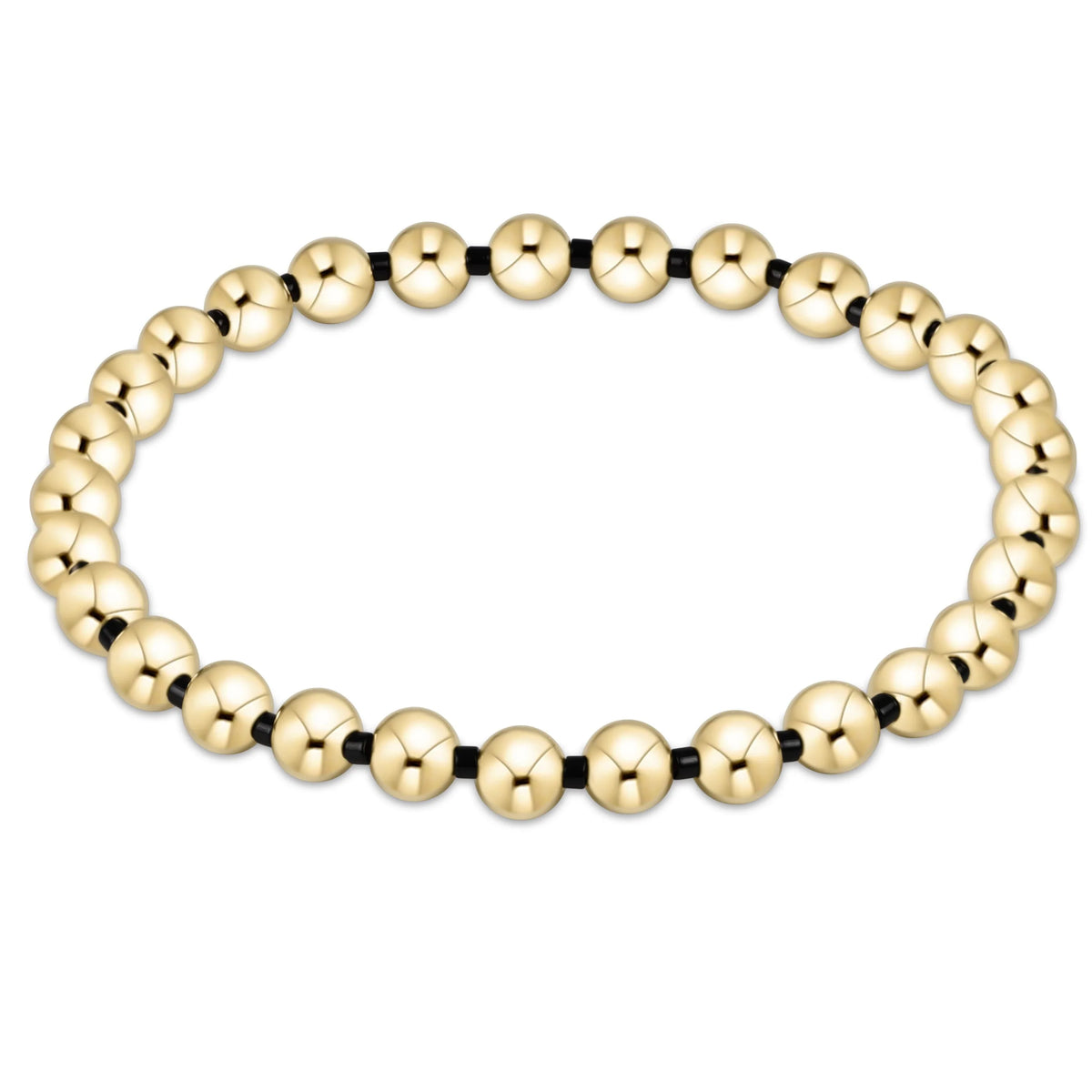 Gameday Hope Grateful 5mm Bead Bracelet - Onyx